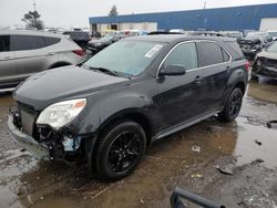 Chevrolet Equinox lt salvage cars for sale: 2015 Chevrolet Equinox LT