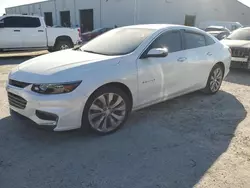 Salvage cars for sale at Jacksonville, FL auction: 2016 Chevrolet Malibu Premier