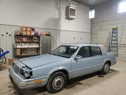 Salvage cars for sale at Des Moines, IA auction: 1989 Chrysler New Yorker C-BODY Landau