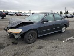 Salvage cars for sale from Copart Rancho Cucamonga, CA: 2001 Honda Accord LX