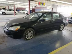 Salvage cars for sale at Fort Wayne, IN auction: 2007 Honda Accord EX