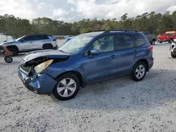 Salvage cars for sale at Houston, TX auction: 2014 Subaru Forester 2.5I Premium