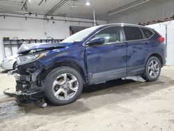 Salvage cars for sale at Candia, NH auction: 2018 Honda CR-V EX