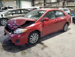 Salvage cars for sale at Eldridge, IA auction: 2012 Toyota Corolla Base