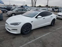 Salvage cars for sale at Van Nuys, CA auction: 2022 Tesla Model S