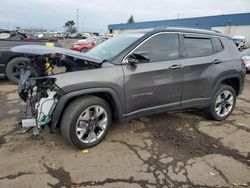 SUV salvage a la venta en subasta: 2021 Jeep Compass Limited