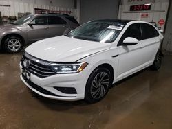 Salvage cars for sale at Elgin, IL auction: 2021 Volkswagen Jetta SEL