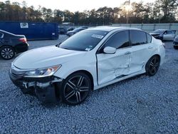 Salvage cars for sale at Ellenwood, GA auction: 2016 Honda Accord Sport