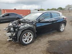 Salvage cars for sale at Homestead, FL auction: 2017 Infiniti QX30 Base