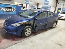 Salvage cars for sale from Copart Angola, NY: 2016 Hyundai Elantra SE