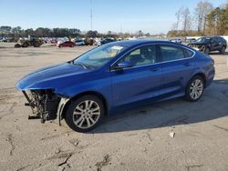 Salvage cars for sale at Dunn, NC auction: 2015 Chrysler 200 Limited