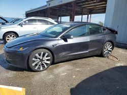 Salvage cars for sale at Riverview, FL auction: 2024 Tesla Model 3