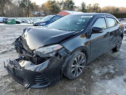 Salvage cars for sale at Mendon, MA auction: 2017 Toyota Corolla L