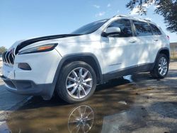 Jeep salvage cars for sale: 2014 Jeep Cherokee Limited