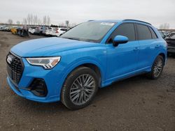 Salvage cars for sale at Bowmanville, ON auction: 2020 Audi Q3 Prestige S-Line