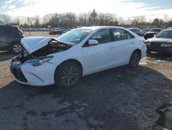 Salvage cars for sale at Chalfont, PA auction: 2017 Toyota Camry LE