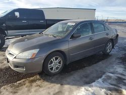 Salvage cars for sale from Copart Rocky View County, AB: 2007 Honda Accord EX