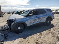 Salvage cars for sale from Copart West Palm Beach, FL: 2022 Ford Explorer Police Interceptor