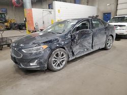 Salvage cars for sale at Blaine, MN auction: 2020 Ford Fusion Titanium