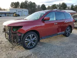 Nissan salvage cars for sale: 2017 Nissan Pathfinder S