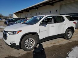 Salvage cars for sale at Dyer, IN auction: 2021 Chevrolet Traverse LS