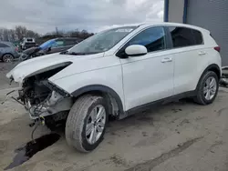 Salvage cars for sale at Duryea, PA auction: 2017 KIA Sportage LX