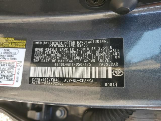 2007 Toyota Camry CE