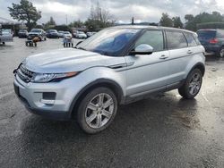 Salvage cars for sale at San Martin, CA auction: 2015 Land Rover Range Rover Evoque Pure Premium