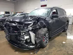 Salvage cars for sale at Elgin, IL auction: 2023 Acura MDX Type S Advance