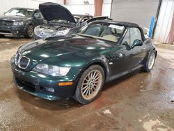 BMW salvage cars for sale: 2001 BMW Z3 3.0