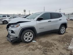 Salvage cars for sale from Copart Chicago Heights, IL: 2024 Jeep Compass Sport