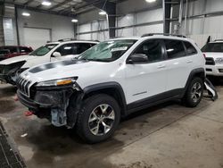 Jeep salvage cars for sale: 2015 Jeep Cherokee Trailhawk