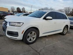 Salvage cars for sale at Moraine, OH auction: 2019 Audi Q7 Premium Plus