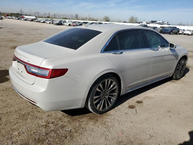 2019 Lincoln Continental Select