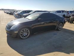 Infiniti salvage cars for sale: 2007 Infiniti G35