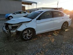 Salvage cars for sale at Tifton, GA auction: 2017 Honda Accord LX