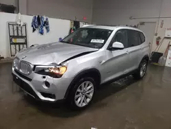 Salvage cars for sale at Elgin, IL auction: 2016 BMW X3 XDRIVE28I