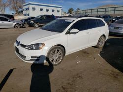 Volkswagen salvage cars for sale: 2015 Volkswagen Golf Sportwagen TDI S