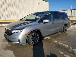 Salvage cars for sale at auction: 2022 Honda Odyssey EXL