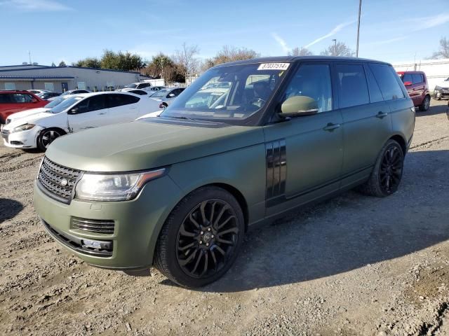 2016 Land Rover Range Rover Supercharged