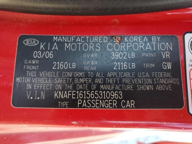 2006 KIA SPECTRA5