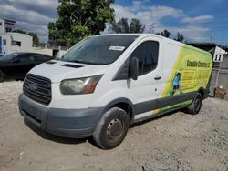 Salvage trucks for sale at Opa Locka, FL auction: 2015 Ford Transit T-250