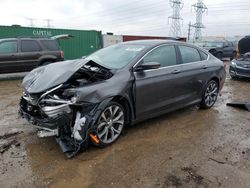 Salvage cars for sale from Copart Elgin, IL: 2015 Chrysler 200 C