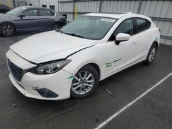 Salvage cars for sale at Vallejo, CA auction: 2015 Mazda 3 Grand Touring