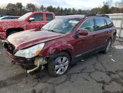 Salvage cars for sale from Copart Exeter, RI: 2011 Subaru Outback 2.5I Limited