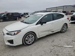 Salvage cars for sale at Wayland, MI auction: 2019 Subaru Impreza