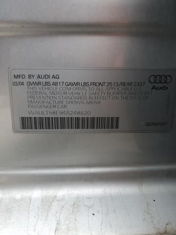 2004 Audi A4 3.0 Quattro