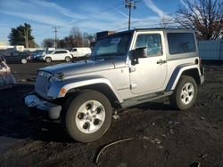 Salvage cars for sale from Copart New Britain, CT: 2015 Jeep Wrangler Sahara