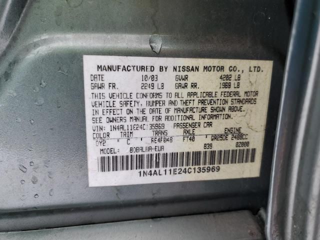 2004 Nissan Altima Base