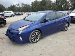 Salvage cars for sale from Copart Ocala, FL: 2016 Toyota Prius